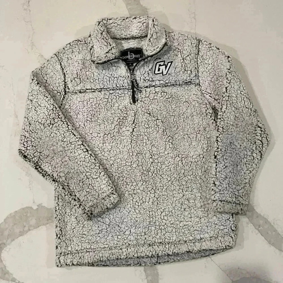 Boxercraft Gray Sherpa 1/2 Zip Pullover Sweatshirt Grand Valley Women's Small - Picture 1 of 6